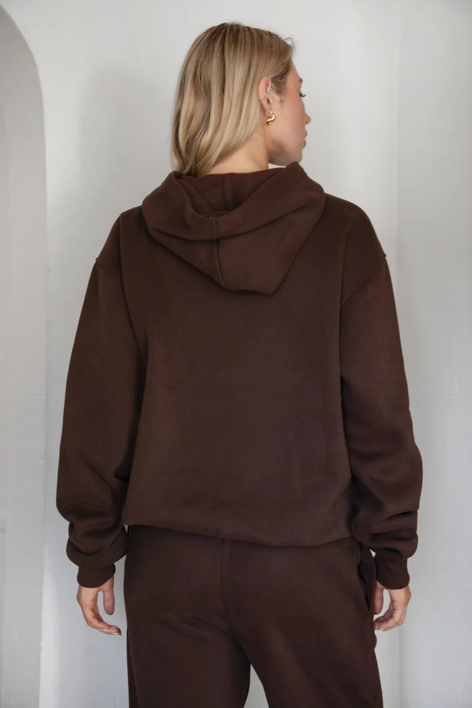 Lanie Pullover Hoodie | Dark Brown